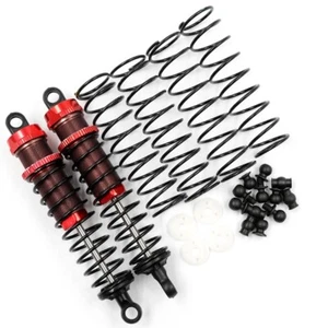 Alloy 90mm Dampers 2 pcs for 1:10 RC Offroad Buggy or Crawler suit Tamiya RED - Picture 1 of 2