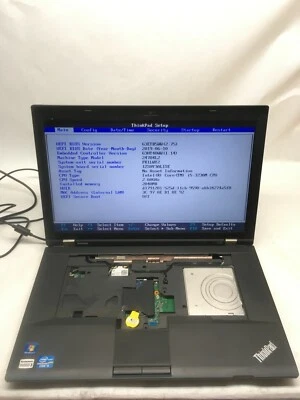 Lenovo ThinkPad L530 i5 Laptop For Parts Damaged Case Boots to BIOS No Keybd. JR - Image 1 of 4