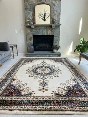 Alfombra tradicional oriental medallón 8x11, 5x8 alfombra de piso y 2x8 corredores Foto 1 de 3