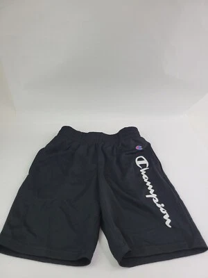 Pantalones cortos deportivos negros Champion para niños talla 7/8. Foto 1 de 4