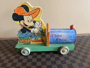 SUPER RARE 1940's Mickey Mouse Choo Choo Train - General Toy Products - Canada - Picture 1 of 6