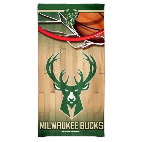 MILWAUKEE BUCKS 30"X60" SPECTRA BEACH TOWEL BRAND NEW WINCRAFT 😎🏀 Cover