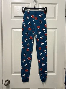 Peanuts By Hanna Andersson Pajama Pants Boys Snoppy Joggers 12 - Picture 1 of 5