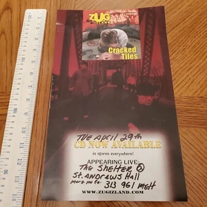 Zug Izland Cracked Tiles Detroit POSTER Insane Clown Posse Concert Tour Twiztid - Picture 1 of 24