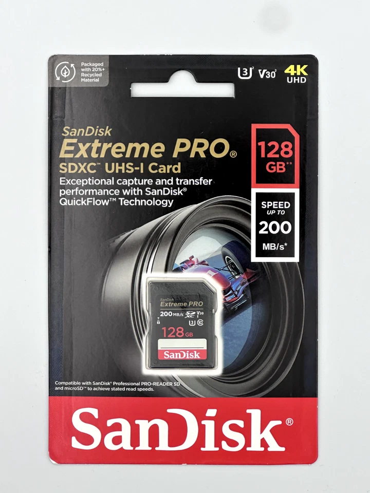 SanDisk Extreme Pro 128GB 200MBs - Image 1 of 1