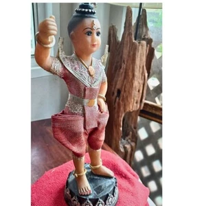 Old Kuman Thong Statue Thai Holy Amulet Powerful Magic Wealth Talisman 12" High - Picture 1 of 8