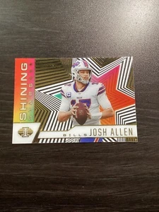 Josh Allen 2021 Panini Illusions Football Shining Stars #SS-2 Buffalo Bills  - Picture 1 of 2