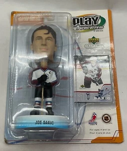2002 Upper Deck PLAYMAKERS JOE SAKIC Bobblehead NHL COLORADO AVALANCHE Bobble - Picture 1 of 2