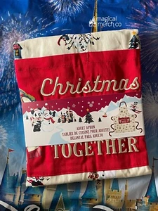 2021 Disney Holiday Christmas Kitchen Apron Happier Together Mickey Chip Friends - Picture 1 of 1