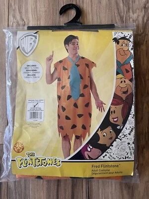 Rubie's Fred Flintstones взрослый костюм для Хэллоуина один размер стандартный размер косплей - Изображение 1 из 4