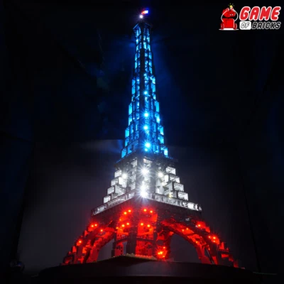 LED Light Kit for The Eiffel Tower 1:300 - Compatible with LEGO® 10181 Set - Image 1 of 4