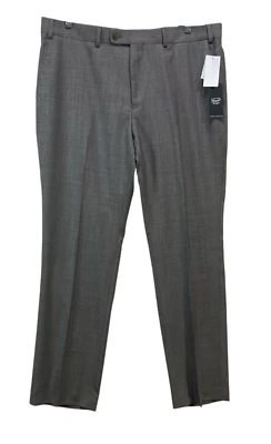 Original Penguin Dress Chino Pants Tan Sharkskin Grey Men's Size 38x30 Stretch - Image 1 of 4
