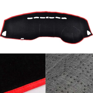 Black w/ Red Velvet Non-Slip Dashboard Cover for 06/2010 ~ 2018 Mitsubishi ASX - Imagen 1 de 9