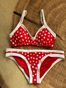 Seafolly Bikini Spot On rot weiß 34 38 Damen Neu - Bild 1 von 20