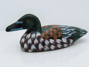 Albert E Price Hand Painted Wood Duck Decoy Figurine 5 3/4” - Picture 1 of 8