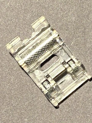 Clear Snap-On Roller Foot for Bernette Sewing Machines fits Most Models - Image 1 of 4