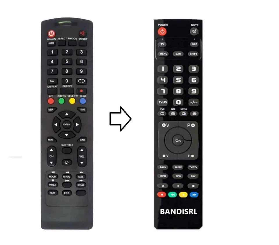 Télécommande Compatible Pour RCA 32H1-EU (2ème Version) Déjà Programmée - Photo 1/1