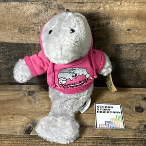 The Petting Zoo Manatee Plush Toy Stuffed Animal NWT Crystal River Watersports - Picture 1 of 4