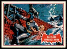 1989 Topps Batman Deluxe Reissue Edition Battling Nature's Fury #23A