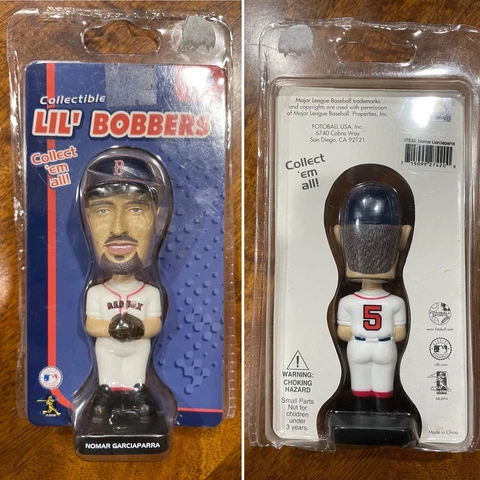 Nomar Garciaparra Boston Red Sox MLB Baseball Collectors Mini Bobble Head Doll Cover