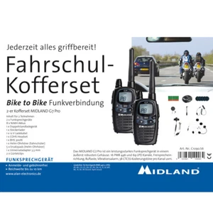 Fahrschulkoffer Midland G7 Pro Motorrad zu Motorrad Ausbildung Freisprechen StVO - Bild 1 von 3