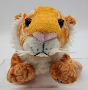 Ganz Webkinz Majestätischer Tiger orange Wirbel weiß Plüschtier Stofftier Spielzeug HM480 - Bild 1 von 9