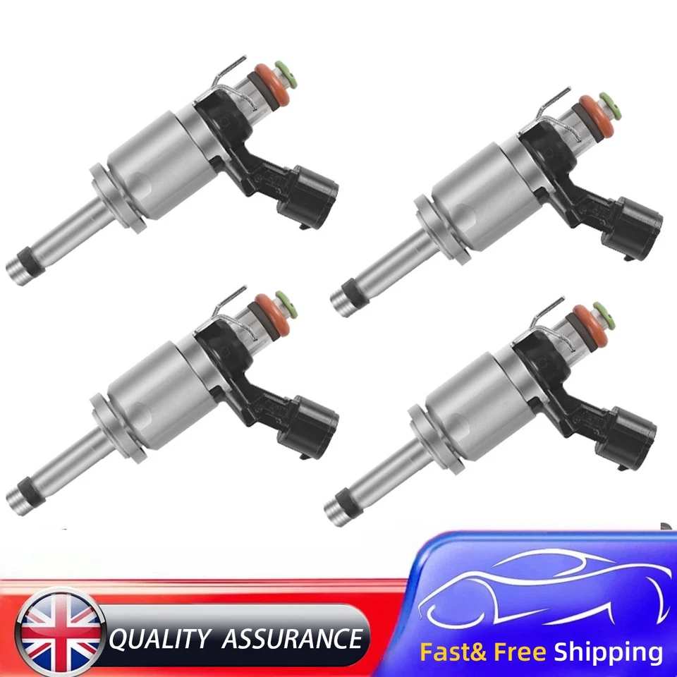 4x FUEL INJECTORS FOR RENAULT/NISSAN JUKE QASHQAI PULSAR 1.2 DIG-T HRA2DDT H5F - Image 1 of 4
