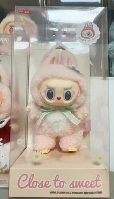 Authentic The Monsters  Mokoko Close To Sweet Vinyl Plush 17cm Pink Lable - Image 1 of 3