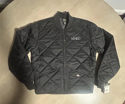 Dickies Diamond Quilted Black Workwear Jacket In Size Medium NWT - Image 1 of 4
