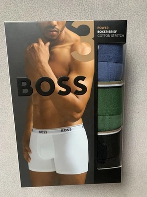 ⭐ Hugo Boss Boxer Shorts, 3 Pack, Size M. NWT 🎅🏻🎄 - Image 1 of 2