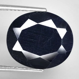 9,21 quilates Piedra preciosa natural zafiro azul faceta antigua normal climatizada Australia - Imagen 1 de 7