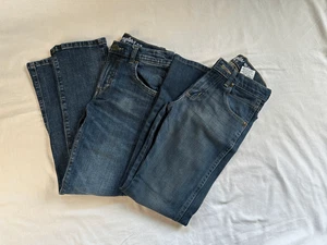 Boys Wrangler Retro Size 10 Jean Lot of Two, Slim Straight & Relaxed Fit - Picture 1 of 8
