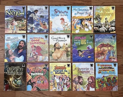 Lot of 15 Arch Books Childrens Learning Religious Bible Stories - Image 1 of 2