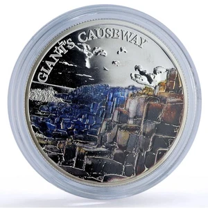 Great Britain 5 pounds Giants Causeway Nature Landscapes proof silver coin 2016 - Picture 1 of 2