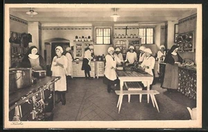 AK Lülsfeld b. Gerolshofen, Kloster Maria Schnee, Haushaltungsschule, Küche - Bild 1 von 2