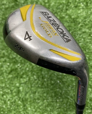 Tour Edge Bazooka JMax Gold 4 Hybrid 24*/Regular Graphite ~39"/ NEW GRIP/xx2838 - Image 1 of 4