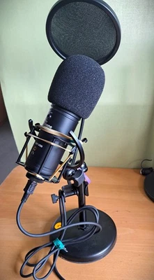 Grossmembran Studio-Mirofon  t.bone SC420 mit  USB, Spinne, POP, Tischstativ  - Bild 1 von 4