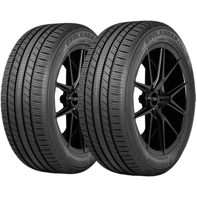 (QTY 2) 235/50R19 Yokohama Geolandar CV G058 103V XL Black Wall Tires - Image 1 of 4