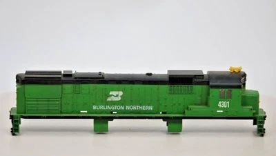Rare Vintage HO Scale TYCO Burlington Northern 4301 Diesel Locomotive Shell Only - Image 1 of 4