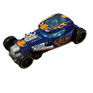 2021 Heiße Räder Blau Mod Rod HW Flammen Rat Rod Hot Rod - Bild 1 von 7