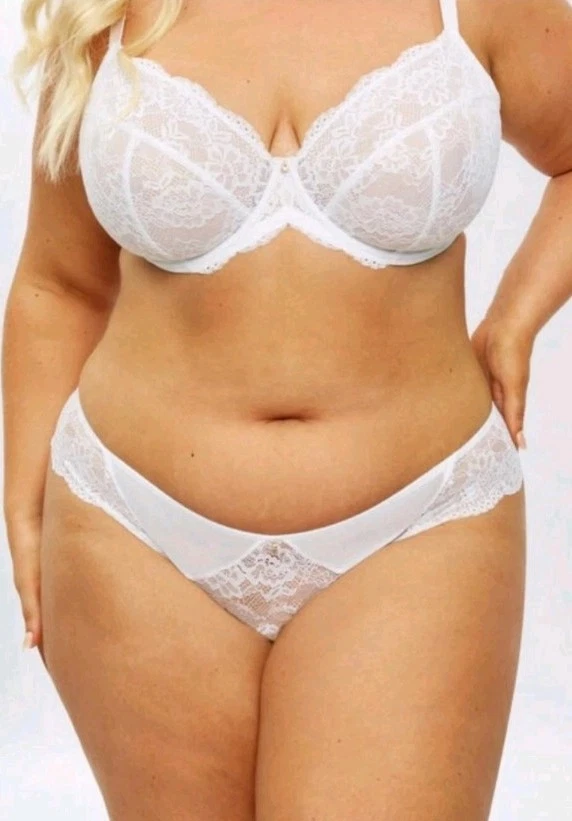 Sexy bragas brasileñas de encaje Ann Summers talla 20 blancas. Nuevas con etiquetas.  Foto 1 de 4