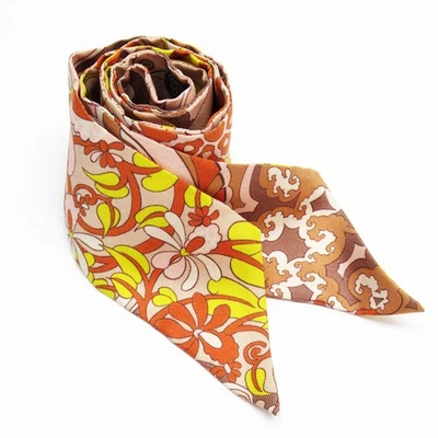 Bufanda multicolor de seda Hermès vintage para mujer excelente estado - Imagen 1 de 4