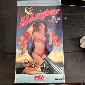 The Allnighter starring Susanna Hoffs-Dedee Pfeiffer Vhs SLIPCOVER CASE ONLY - Bild 1 von 6