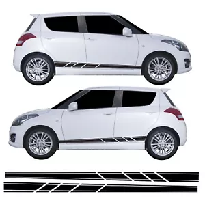 Slash Racing Side Stripes Decal Air Release Vinyl Fits Suzuki Swift Sport MK4 - Picture 1 of 2