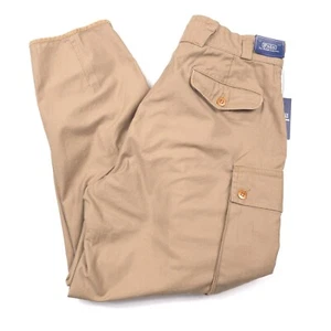 $298 Polo Ralph Lauren Algodón Reverso Satén Calce Suelto Pantalones Carga Para Hombres 36 X 32 - Imagen 1 de 12