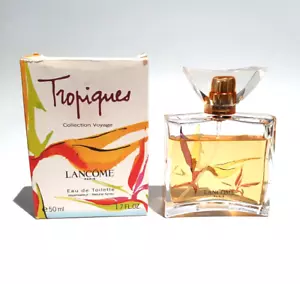 Vintage Tropiques Lancome EDT Spray 50ml Boxed Used 80%full 051618 - Picture 1 of 14