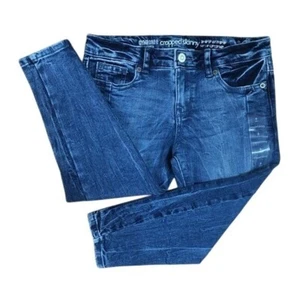 Gymboree Girls Cropped Skinny Jeans Size 8 Blue Adjustable Waist - Picture 1 of 4