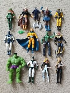 Marvel Universe 3.75 Figure Lot Hulk Collector Sentry Nova Drax More