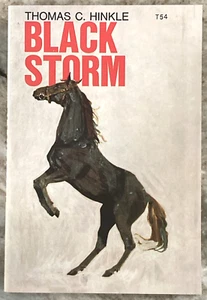 BLACK STORM Thomas C. Hinkle Horse T54 1974 Scholastic Paperback Book B670 - Picture 1 of 5