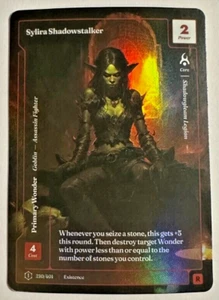 Wonders of the First Sylira Shadowstalker 210 Formless Foil Rare Existence - Picture 1 of 2